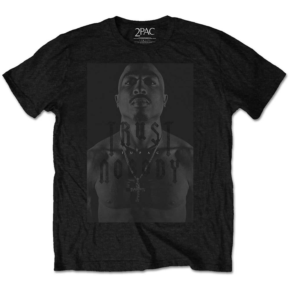 Tupac - Trust No One Herren TShirt - Schwarz